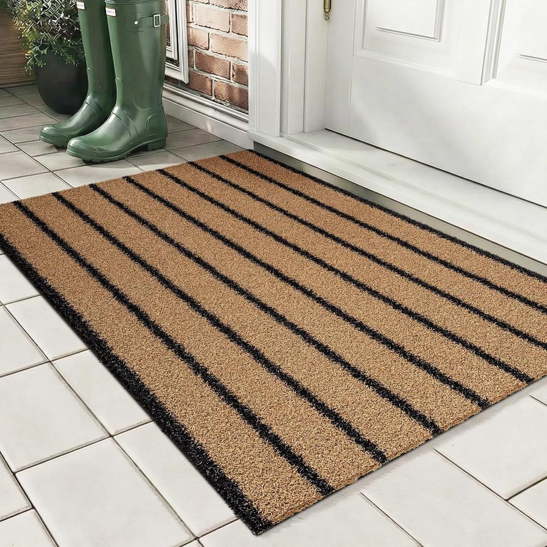 Outdoor Front Door Mat 20" x 32", Outside Entry Rug, Roll Packing