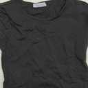 Bodysuits for Women with Tummy Control- Crew Neck Short Sleeve Thong Body Suits Sexy Compression T shirts Tops Drano (Black, XS)