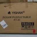 Tilting Puzzle Board with Drawers and Cover, 1000 Piece, 30" x 22", Portable Wooden Jigsaw Puzzle Table for Adults and Kids, 4 Drawers