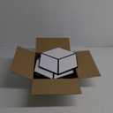 12-Pack Self-Adhesive Acoustic Panels 12" x 10" x 0.4" High-Density, Flame-Resistant Soundproof Foam. Absorbs Noise and Eliminates Echoes, Hexagonal 3D Design (White Face)