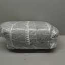 WONGS BEDDING Grey Comforter Set Full, Soft Microfiber Reversible Gray Boho Striped Down Alternative Comforter Set for Full Bed - 3 Pieces (1 Comforter + 2 Pillowcases), Bedding Duvet Set 79"x 90"