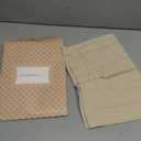 Bedsure Pillow Cases Queen, Cooling Pillow Cases, Rayon Derived from Bamboo Beige Pillowcases Queen Size Set of 2, PureWoven Silky Soft Bedding Pillow Covers with Envelope Closure, 20x30 Inches