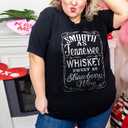HDLTE Plus Size Womens Country Shirts Funny Western Graphic Tees Short Sleeve Flower Tops Blouses Casual Summer T-Shirt (Black, XXL)