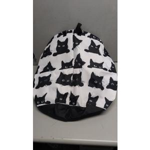 Cute Black Cat Laundry Basket, Laundry Hamper Collapsible Oxford Cloth with Handle Clothes Toy Storage Bin for Bathroom Laundry Room Bedroom