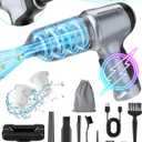 Meteralla 18000Pa Car Vacuum Portable Cordless, 5000mAh High Power Cordless Vacuum Cleaner, 120W Portable Vacuum for Car, Office, Pet and Home Cleaning