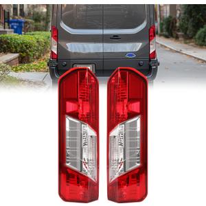HECASA Pair Tail Light Compatible with 2015-2024 Ford Transit 150 250 350 350HD E-Transit Replacement for CK4Z-13405-G CK4Z-13404-K FO2800242 FO2801242 Rear Taillights Lamp Driver & Passenger Side