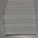 WARMDERN Light Grey Striped Pillow Covers King Pillow Cases Soft Microfiber Stripe Pillow Cases Set of 2 Boho Tufted Stripes Textured Pillowcase with Envelope Closure(Light Grey, King, 20x36 Inches)