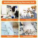 Recovery Suit for Dogs After Surgery, Dog Surgery Recovery Suit for Female Male Neuter, Breathable Dog Onesie Spay Body Suits for Abdominal Wounds Dogs Cone Alternative