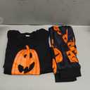 Urkutoba Matching Family Halloween Pajamas Set - Cute Pumpkin Print 2-Piece PJS for Adults & Kids | Holiday Family Pajamas (HWN1-Men, Small)