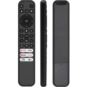 4 x Replacement Remote Control for TCL Google TV, RC813 Compatible with TCL QM8/QM7/Q7/Q6/Q5/S5/S4/S3 Series 4K UHD HDR LED QLED Smart TVs