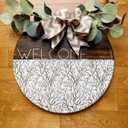 Stencils for Crafts Reusable Texture Branches Background Stencil Vintage Layering Leaf Floral Templates for Painting on Wood Scrapbook Furniture Card Canvas Paper (crafts26)