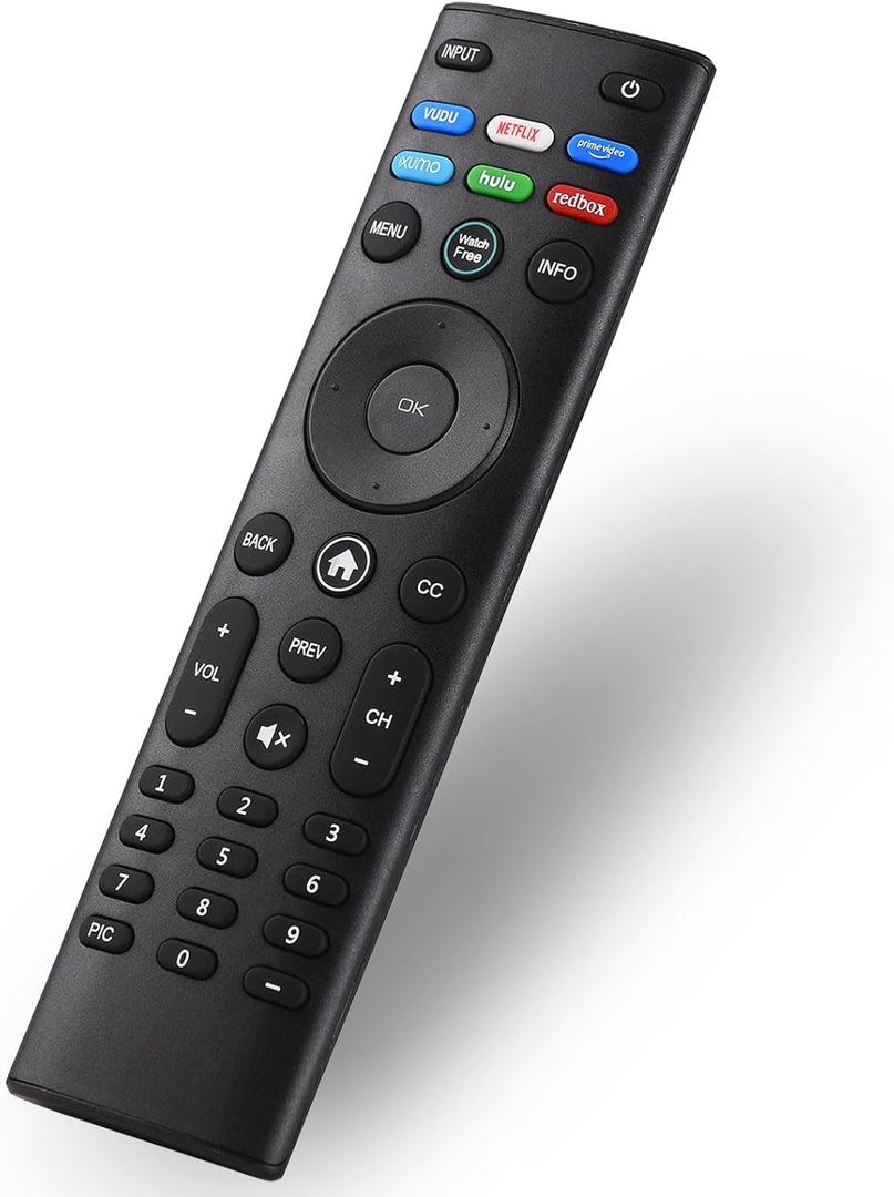 Universal Remote Control Replacement for VIZIO Smart TV XRT136 XRT140 XRT260 XRT270 Smartcast D, E, M, P, V, PX Series,with Buttons for Netflix Disney Prime Video Hulu (No Voice Function)