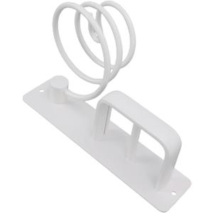 Rengue Hair Dryer Holder, Aerospace Aluminum Heat Tool Organizer with 3 Compartments for RV Bathroom Use