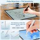 3 x AI Stylus Pen for iPad with Built-in AI Assistant  6 Smart Functions, Custom Shortcut Keys, Tilt SensitivityiPad Pencil (2018-2024) for iPad Pro 11"/12.9", Air 3/4/5/M2/M3, Mini 5/6 Gen