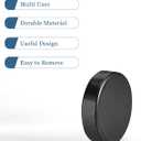 SMARTAKE 45 Pcs Refrigerator Magnets, Small Round Fridge Magnets, Multi-Use Premium Neodymium Office Magnets for Fridge, Whiteboard, Billboard in Home, Kitchen, Office and School (Black)
