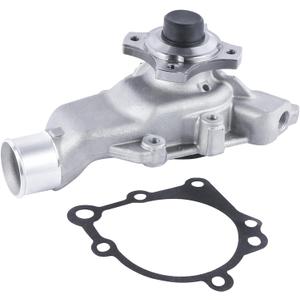 AW7164 Engine Aluminum Water Pump Compatible with 1999-2004 Jeep Grand Cherokee, 2000-2006 Wrangler L6 4.0L 5012366AC