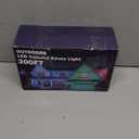 300FT Permanent Outdoor RGB Lights, IP67 Waterproof Smart Eave Lighting, with App/Remote Control Eaves Light, DIY LED Scenes Modes for House Roof Decor,Christmas,Party,All Holiday and Daily.