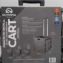 Olympia Tools 85-010 Grand Pack-N-Roll Portable Tools Carrier with Telescopic Handle, 80 Lb. Load Capacity, Black