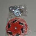 CZS Steel Trimmer Head, 6 Steel 65Mn Razors Trimmer Head & 36 Teeth Brush Cutter Blade, Weed Eater Blades for Brush Cutter, Trimmer, Weed Eater (Adapter Kits Included)