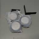 3 Pack Picture Lights for Wall,Wireless 2000mAh Rechargeable Magnetic LED Puck Lights with Remote,3 Color Temps and 12 RGB,Dimming & Timer,Art Frame Light for Painting Display,Photos,Wall Decor (Black)