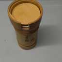 Airtight Tea Canister with Lid 7.87X3.54In Portable Bamboo Style Tea Storage Jar for Loose Leaf Kitchen and Home Container