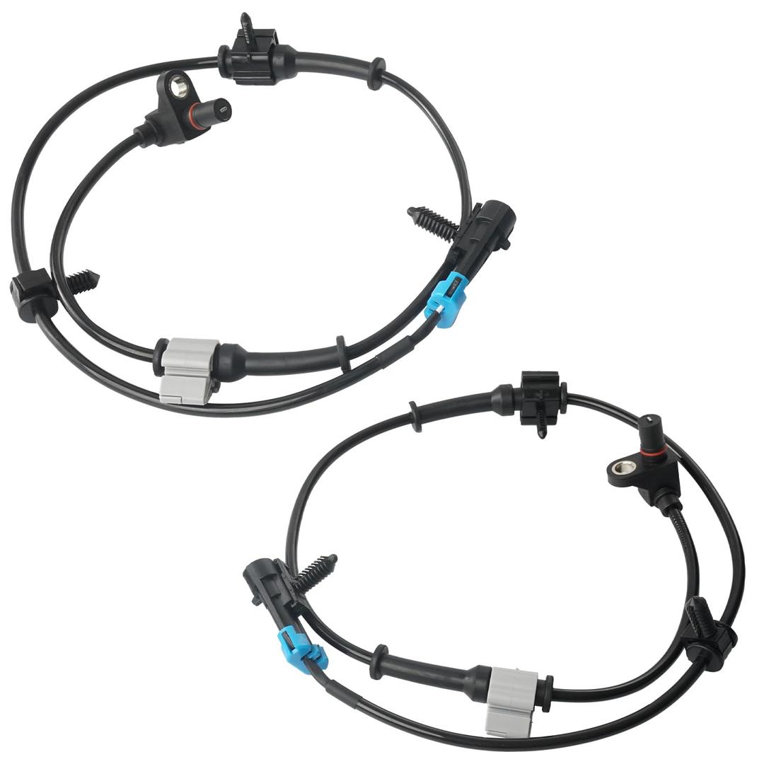 2PCS Front ABS Wheel Speed Sensor Left & Right Fit for Chevy Avalanche Express Silverado Suburban Tahoe, GMC Savana Sierra Yukon XL, Cadillac Escalade, ABS Sensor Replace # ALS482, 19181873