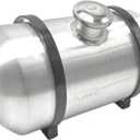 JSD 2.9 Gallons 8" x14" Spun Aluminum Gas Tank / Fuel tank With Internal Baffle Center Fill 1/4" NPT