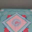 Mahjong Mat for Table Noise Reduction Non Slip Mahjong Table Mat for Playing Card, Blackjack Mahjong Poker,Board Games 31.5"x31.5" Size (Green)