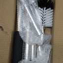 Gutter Cleaning Tools, 6.4FT Long Pole & Gutter Brush Included Gutter Cleaner, Gutter Scoop for Garden, Ditch, Villas, Townhouses Standard Gutters, Easy Remove Leaves Debris