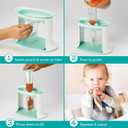Infantino Squeeze Station for Homemade Baby Food, Pouch Filling Station for Puree Food for Babies and Toddlers, Dishwasher Safe and BPA-Free, Squeeze Station V2