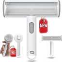 Pet Hair Remover and Reusable Lint Roller - Ultimate Cat and Dog Hair Remover for Furniture, Couch, Carpet, Clothes, and Bedding, Portable, Multi-Surface Fur Removal Tool (Free Hair Remover Brush)