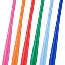 Liliful Plastic Baseball Bat 29.5 Inch Baseball Bat Solid Lightweight Plastic Bat with Molded Plastic Grip Handle for Daily Baseball Practice Festival Gift Party Decoration