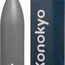 Insulated Water Bottles,25 oz Double Wall Stainless Steel Vacumm Metal Flask for Sports Travel,Gray