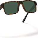 XXL Size Extra Large Square 157MM Polarized Sunglasses for Big Wide Heads Men TR90 Lightweight UV400 Glasses