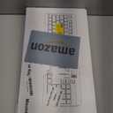 Wireless Keyboard and Mouse Combo, Full Size Silent Ergonomic Keyboard and Mouse, Long Battery Life, Optical Mouse, 2.4G Lag-Free Cordless Mice Keyboard for Computer, Mac, Laptop, PC, Windows (Black)