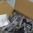 Solar Hanging Lanterns Outdoor Waterproof: 4 Pack Metal Solar-Powered Lights with Hook, Bright Warm Lantern Decor for Outside, Classic Outdoor Lighting for Yard Garden Patio Porch Balcony Decorations, Black