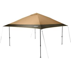 Coleman Oasis Instant Pop-Up Canopy Tent with Side Wall Attachment, Portable Shelter with Easy Setup & Takedown, Wheeled Carry Bag Included, 10x10/13x13ft Sizes (Light Oak)