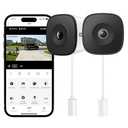 HOMIQ LIFE Window Security Camera 2K, Indoor WiFi Cameras 2.4GHz/5GHz, 2 Pack with Colorvue AI Color Night Vision, Person Detection with Auto-Focus, 24/7 Recording Compatible with Alexa & Google Home