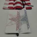 GPGHE 4th of July Door Banner Stars Stripe Hanging Banner Independence Day Memorial Day Patriotic Porch Sign Home Yard Indoor Outdoor Decoration 12 x 71 Inch