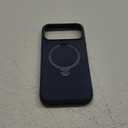 TORRAS Ostand Q3 Silicone for iPhone 17 Pro Max Case, Fit for MagSafe, 360 Spin Ring Holder Stand, Soft Liquid Silicone Cozy Grip, Camera Control, Protective Case for iPhone 17 Pro Max, Deep Blue