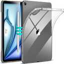 ESR for iPad Air 11 Inch Case M4/M3/M2 (2026/2025/2024), iPad Air 5th/4th Gen(2022/2020), Slim&Light, Yellowing Resistant, Transparent Back Cover, Supports Pencil Pro/USB-C, Zero Series, Clear