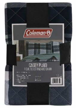 DI COLEMAN QUILT KING SHAM PLAID
