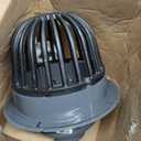 Oatey 78042 PVC Roof Drain with Cast Iron Dome and Dam Collar, 2-Inch