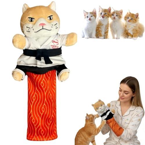 Cat Puppet Cat Wrestling Puppet with Protective 2026 New Forearm Sleeve Interactive CatPuppet Wrestler for Kitten AdultCats