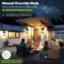 BesLowe Upgraded Motion Sensor Outdoor Wall Light, 13 Dusk to Dawn Porch Light Outdoor Wall Sconce Lantern, 3 Lighting Modes Exterior Lighting Fixture Wall Mount, Outside Light for House, Black