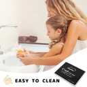 Lsushine Craft Ink Pad Stamps, DIY for Paper, Scrapbooking, Wood Fabric,Finger Ink Pads for Kids(Black-2)