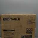 MXV LED Nightstand with Charging Station, Black Bedside Tables with Sliding Top, Storage Cabinet & Drawers for Bedroom, Modern End Tables for Bedroom Living Room (Black) (1)