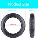 14 x 2.50 Tire,14 Inch Electric Bike Replacement Tubeless Tire with Angled Valve Stem Compatible with Electric Scooters, E-Bike