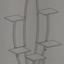 Plant Stand Indoor - 7 Tiered Corner Plant Shelf Indoor, 43" Tall Plant Stands for Indoor Plants, Metal Plant Shelves, Flower Plant Holder for Living Room, Balcony, Patio Decor