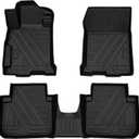 Accord Floor Mats Compatible with 2013-2017 Honda Accord，All Weather Protection Waterproof Durable Anti-Slip Odorless Custom-fit TPE Floor Liner 1st and 2ed Rows Set
